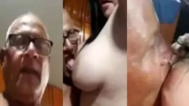 Xxx Old Man Bahani Hd - Horny Old Man Sucking Big Boobs Mms indian amateur sex