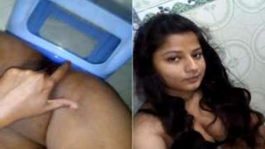 Indian Wife Masturbating And Fingering